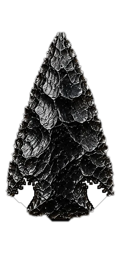 KUT obsidian arrowhead